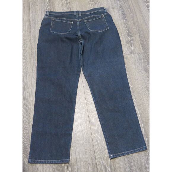 GLORIA VANDERBILT Amanda Jeans Size 16 Average Women High Rise Blue Dark Plus - Picture 4 of 11